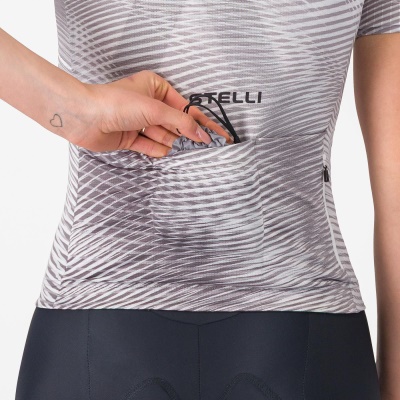 CASTELLI - dámská bunda Aria Shell 2 světle šedá (7)