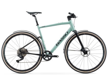 BASSO - gravel kolo Tera Urban APEX Microtech MX25 Green
