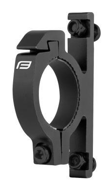 FORCE - držák pro košík na řídítka O 31.8 mm, Al, černý FORCE - držák pro košík na řídítka O 31.8 mm, Al, černý