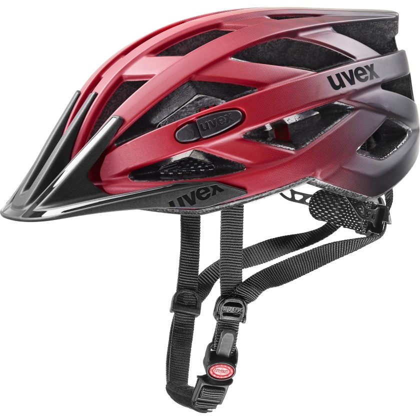 UVEX - helma I-VO CC červená/černá matná