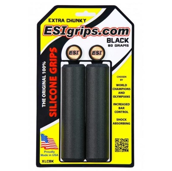ESI GRIPS - gripy CHUNKY EXTRA 34 mm černá