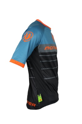 MONDRAKER Jersey short, black/petrol/orange (2)