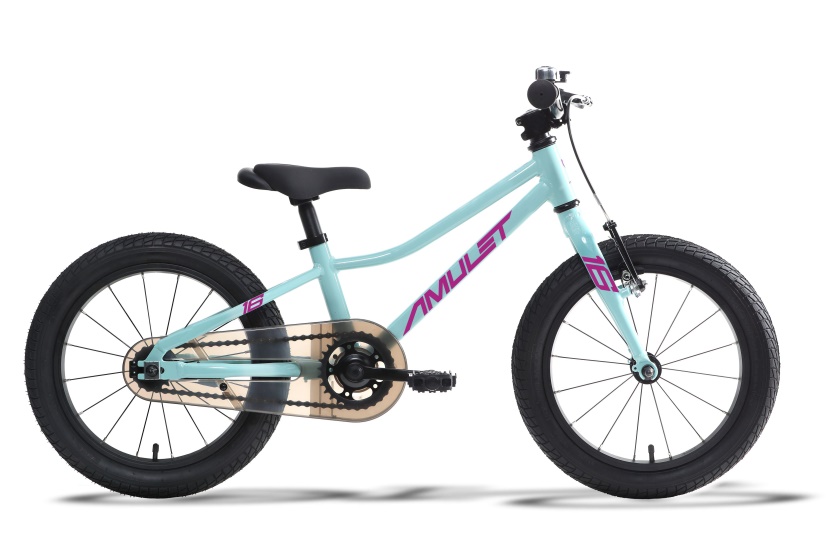 AMULET - dětské kolo 16" Fun Celeste blue/purple 2026