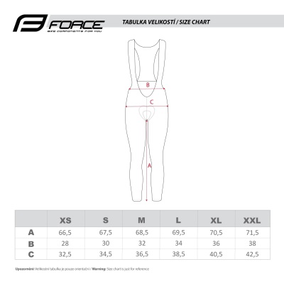 FORCE - dámské kalhoty F REFLEX LINE LADY s vložkou, černé/růž. (3)