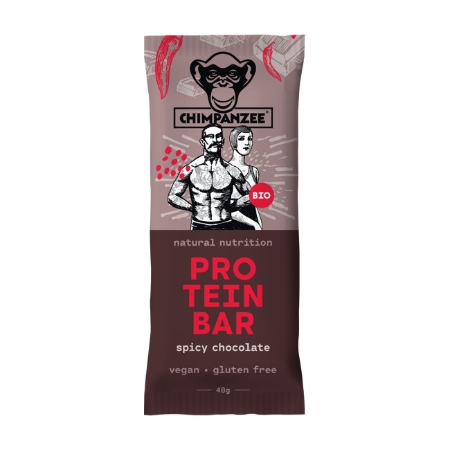 CHIMPANZEE - bio protein bar, spicy chocolate 40 g