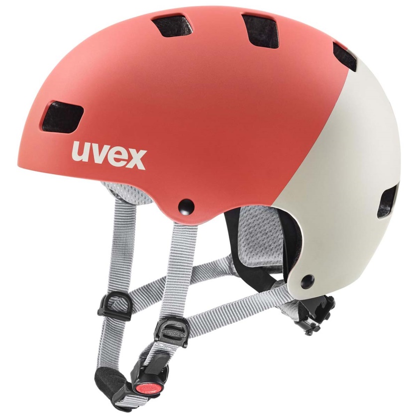 UVEX - helma KID 3 CC grapefruit/sand mat