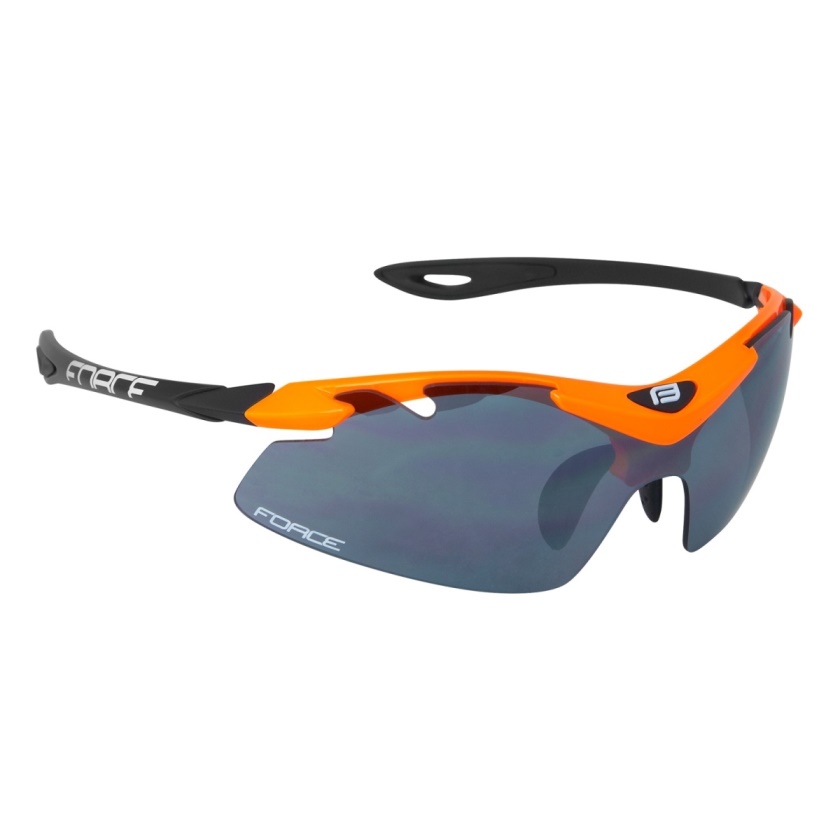 FORCE - brýle  DUKE oranžovo-černé, černá laser skla