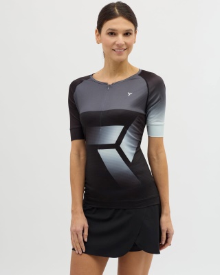 SILVINI - dámský dres Stabina šedá/černá (4)