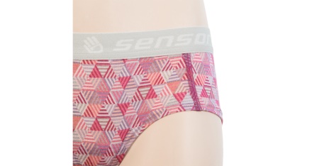 SENSOR - dámské kalhotky MERINO IMPRESS lilla/pattern (1)