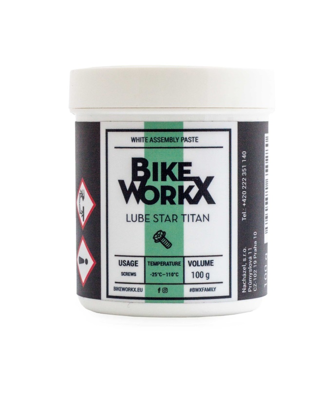 Mazivo BIKEWORKX-dóza LUBE STAR TITAN 100g