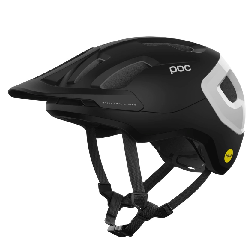 POC - helma Axion Race MIPS černá/bílá matná