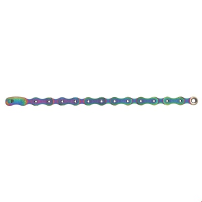 SRAM - řetěz PC XX1 Eagle 12 rychlostí 126 článků s PowerLock spojkou, rainbow