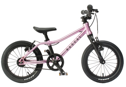 RASCAL BIKES - dětské kolo 14" růžová