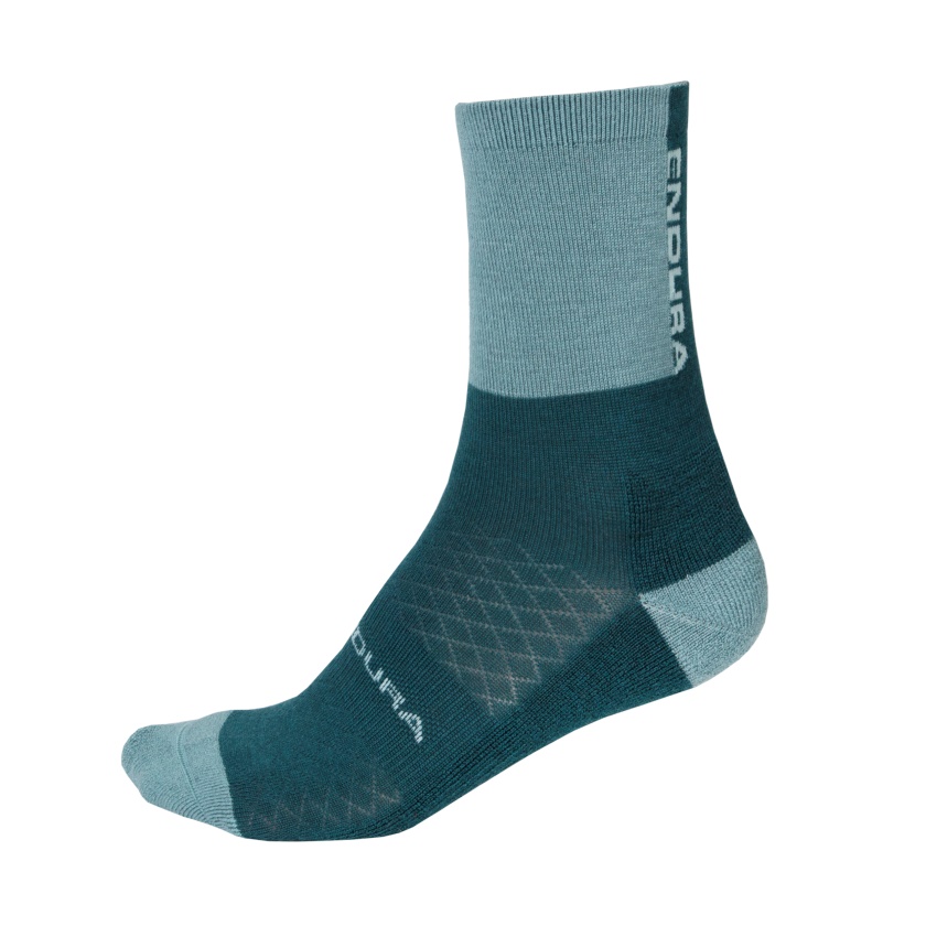 ENDURA - dámské zateplené ponožky BaaBaa II modrozelená
