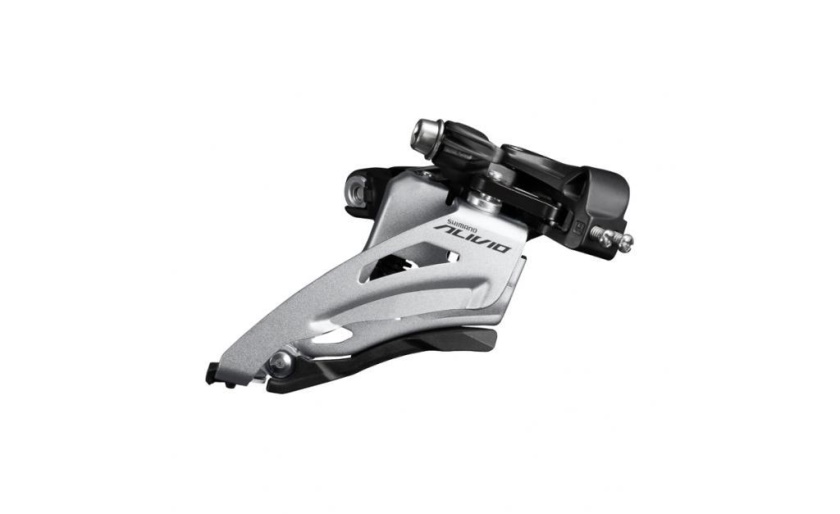 SHIMANO - přesmykač Alivio FD-M3120-M-B 2x9 rychlostí objímka 34,9/31,8 + 28,6 Side-swing/64-69 mid clamp