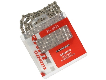 SRAM - řetěz PC 1031 10 rychlostí 114 článků s PowerLock spojkou, balený SRAM - řetěz PC 1031 10 rychlostí 114 článků s PowerLock spojkou, balený