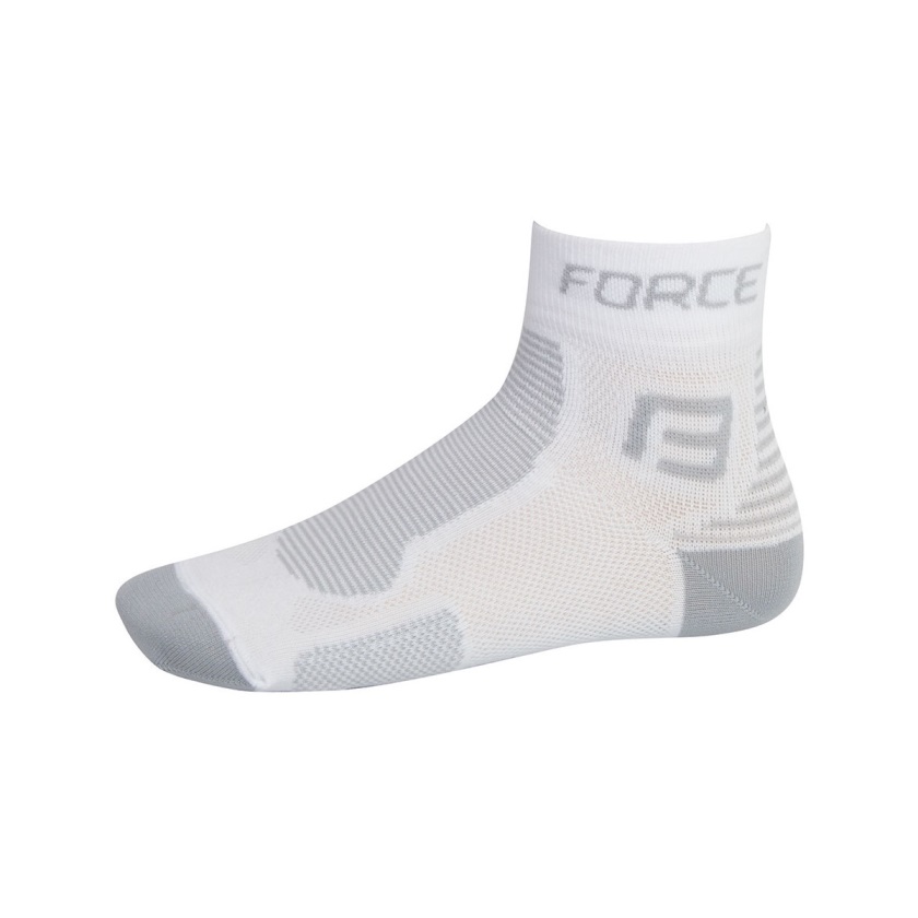 FORCE - ponožky  1, bílo-šedé