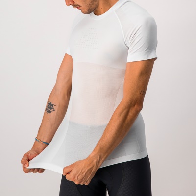 CASTELLI - funkční triko Core Seamless SS bílá (3)