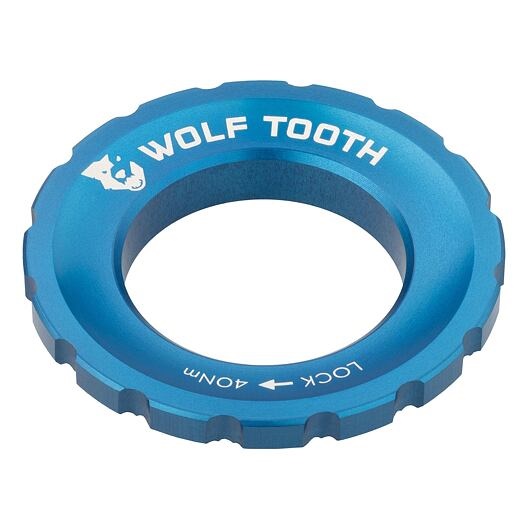 WOLF TOOTH - matice kotouče centerlock ROTOR modrá
