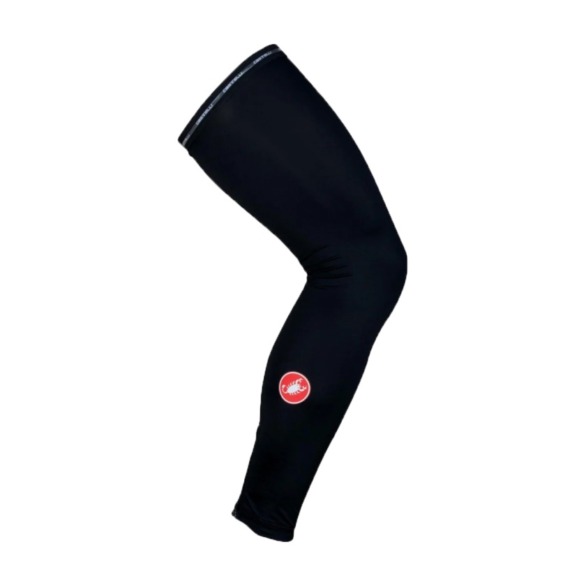 CASTELLI - návleky na nohy UPF 50+ černá S