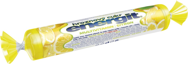 ENERVIT - Energit - multivitamin hroznový cukr - citron