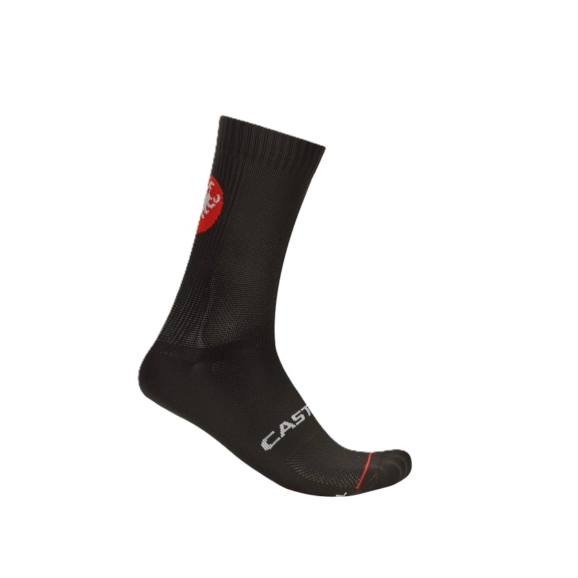 CASTELLI - ponožky Entrata 18 černá