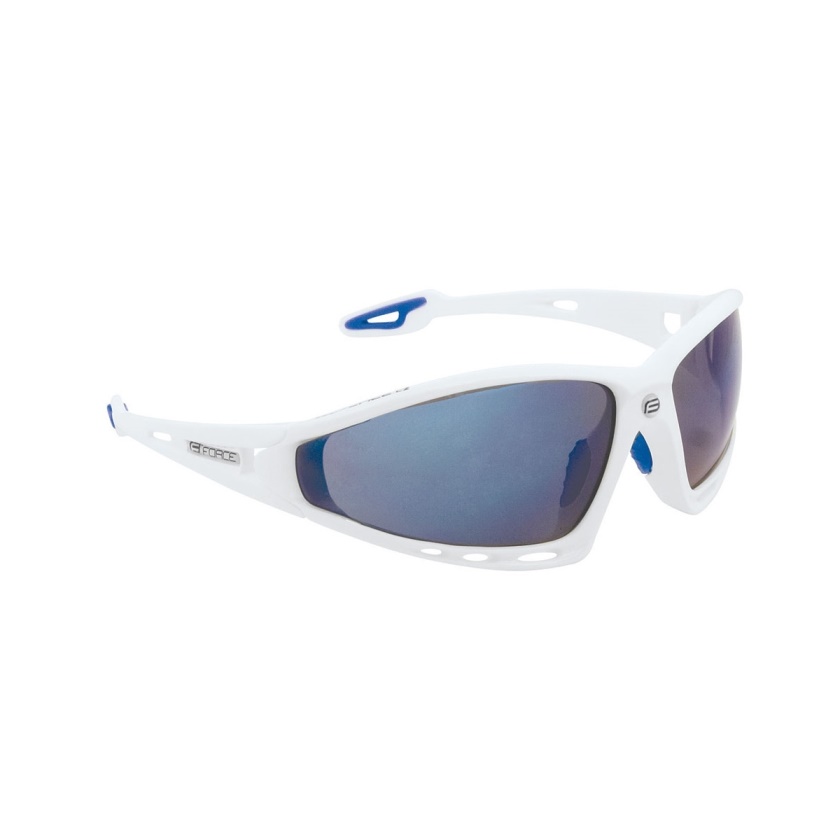 FORCE - brýle  PRO bílé, modrá laser skla