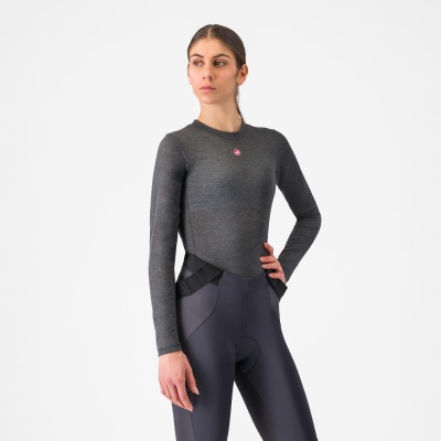 CASTELLI - dámské triko Medio base layer šedá (3)