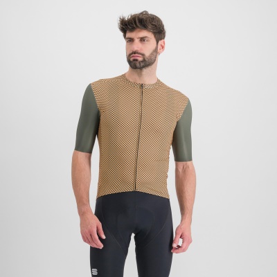 SPORTFUL - dres Checkmate jersey, beetle papaya