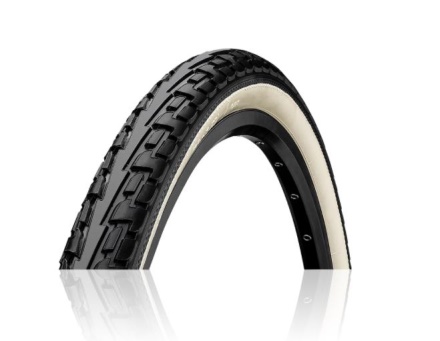 CONTINENTAL - plášť Ride Tour, 20"x1.75, černá/bílá