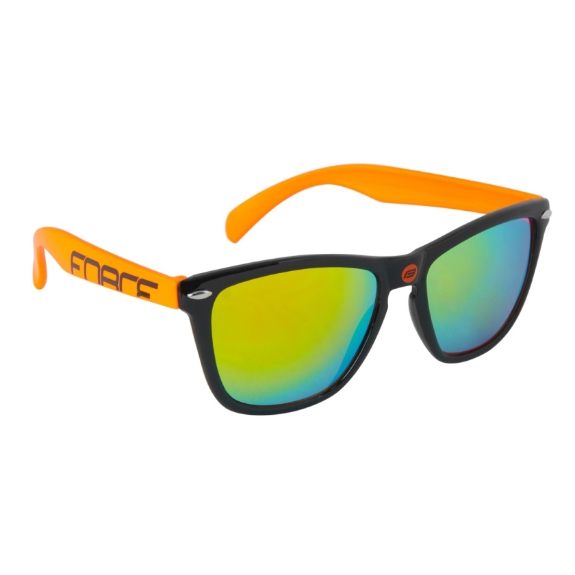 FORCE - brýle  FREE černo-oranžové, oranž. laser skla