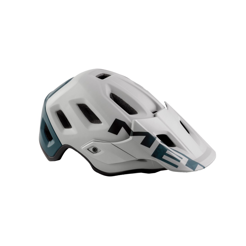 MET - helma ROAM šedá/petrol modrá matná