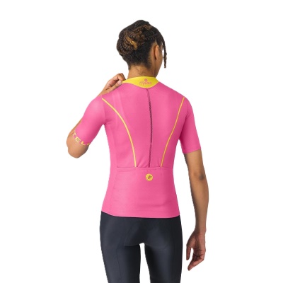 CASTELLI - dámský dres Anima Flow růžová (1)