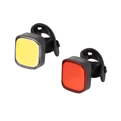 FORCE - sada světel COB 2.0 USB přední + zadní