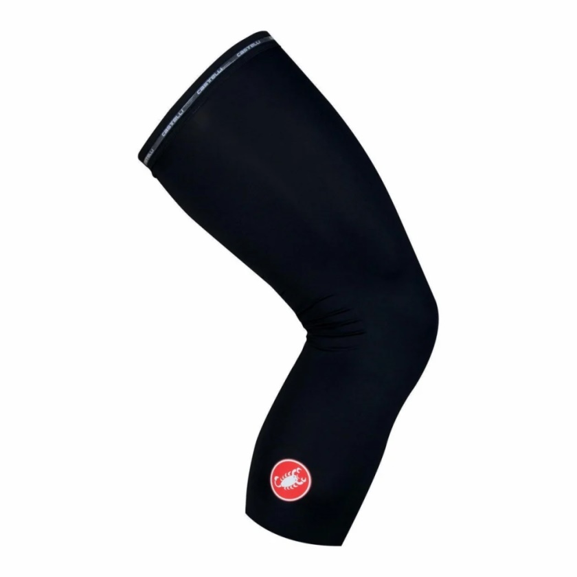 CASTELLI - návleky na kolena UPF 50+ černá