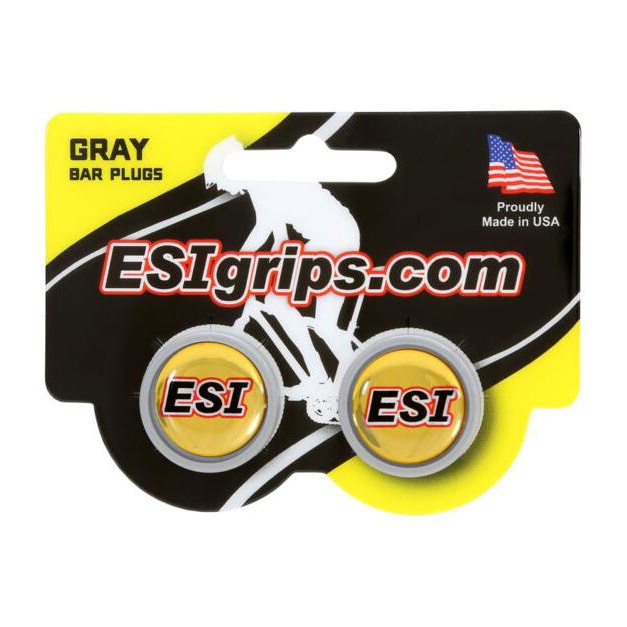 ESI GRIPS - koncovky do řídítek šedá