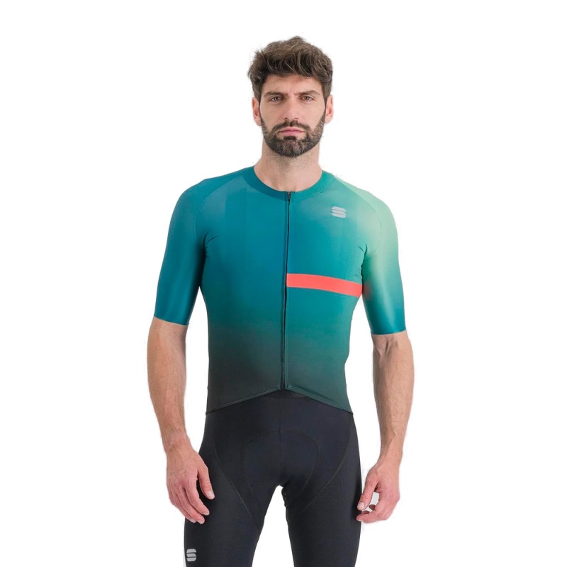 SPORTFUL - dres Bomber jersey, shade spruce pompelmo XXL