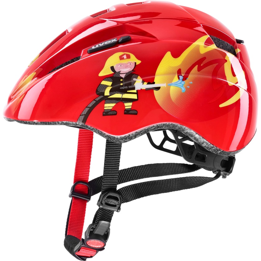 UVEX - helma KID 2 RED FIREMAN 46-52 cm