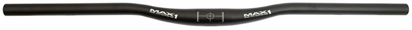 MAX1 - řidítka MTB AL 720/318 mm zvýšená černá