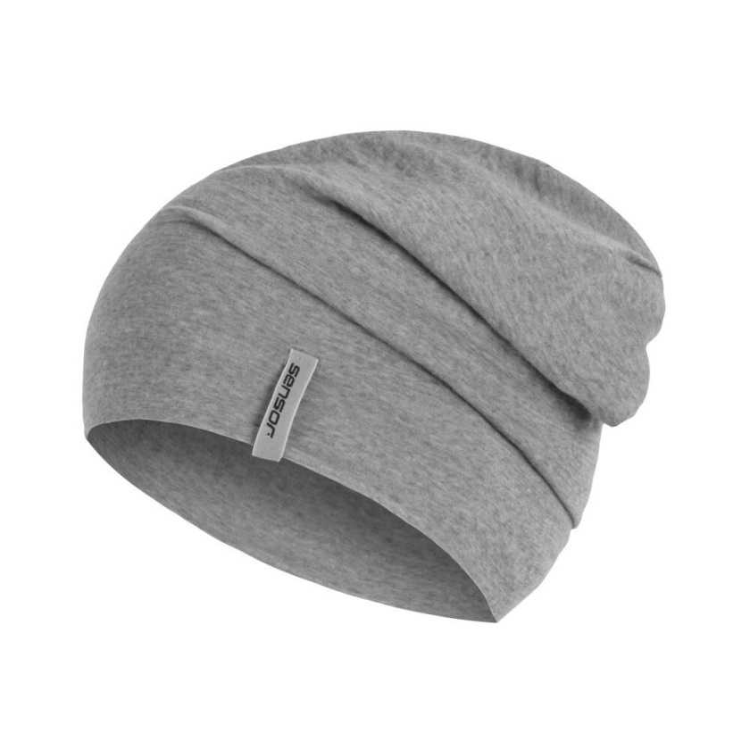 SENSOR - čepice MERINO ACTIVE šedá