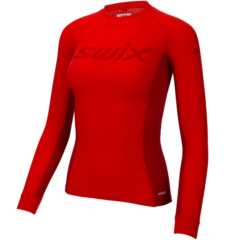 SWIX - Dámské triko dl. rukáv RaceX Fiery Red