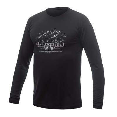 SENSOR - triko SENSOR MERINO ACTIVE PT VAN LIFE černá SENSOR - triko SENSOR MERINO ACTIVE PT VAN LIFE černá
