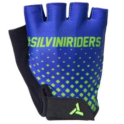 SILVINI - dětské rukavice Gaioni modrá/fluo