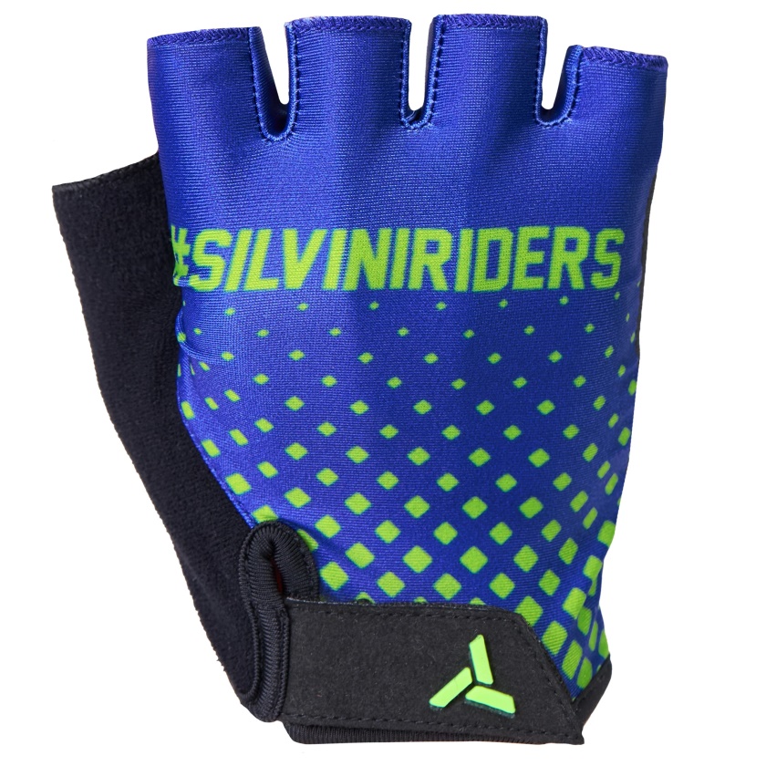 SILVINI - dětské rukavice Gaioni modrá/fluo
