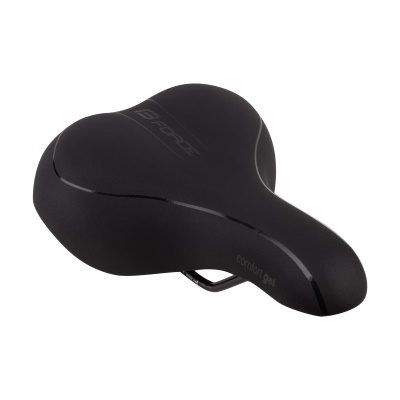 FORCE - dámské sedlo Comfort Gel turistické černá