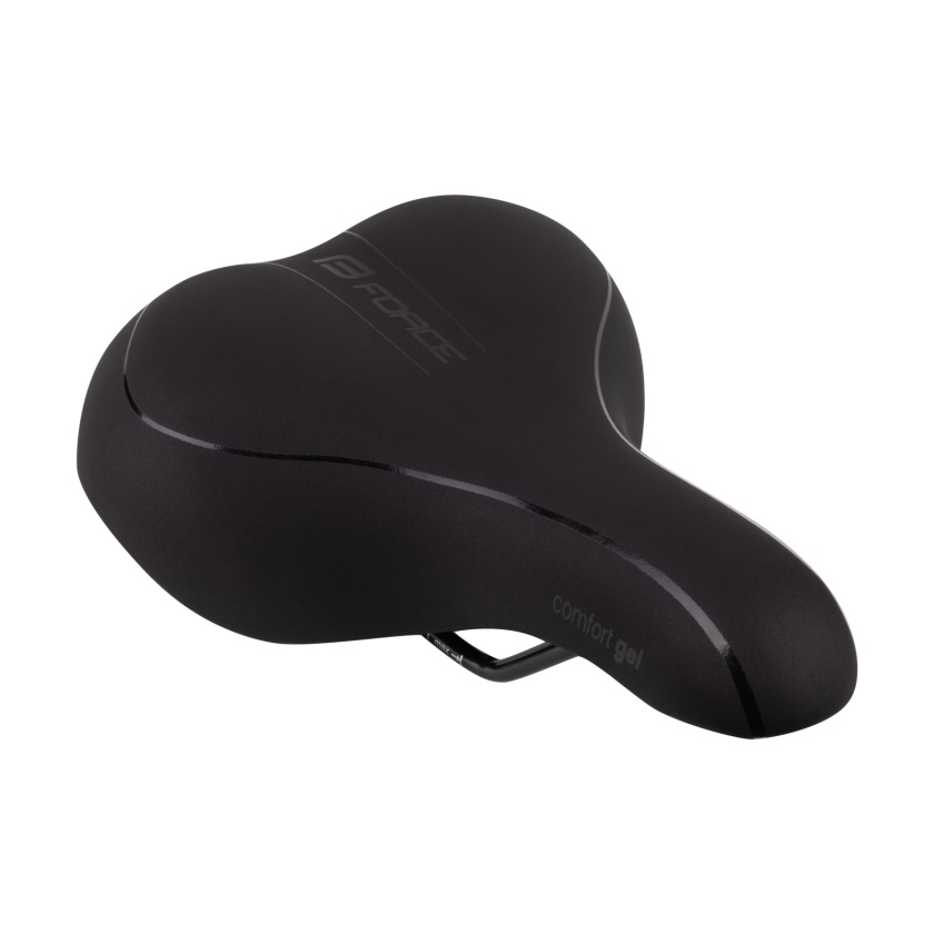 FORCE - dámské sedlo Comfort Gel turistické černá