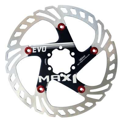 MAX1 - brzdový kotouč Evo 180mm uchycení 6 děr - černý