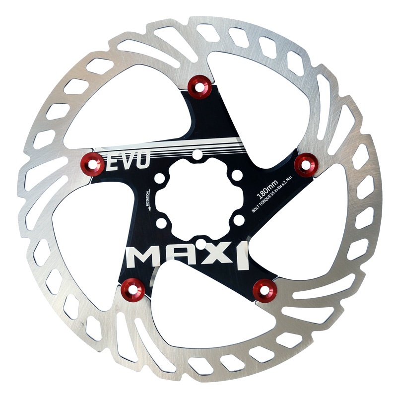 MAX1 - brzdový kotouč Evo 180mm uchycení 6 děr - černý