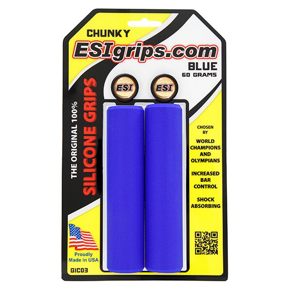 ESI GRIPS - gripy Chunky Classic 32 mm modrá