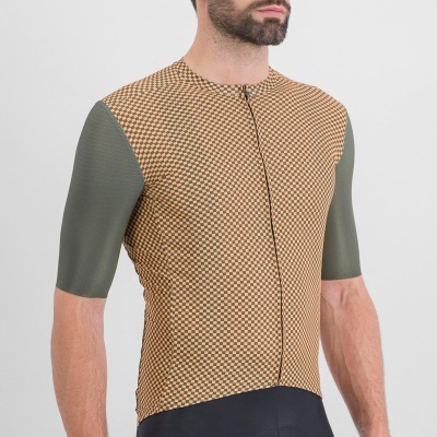 SPORTFUL - dres Checkmate jersey, beetle papaya (7)